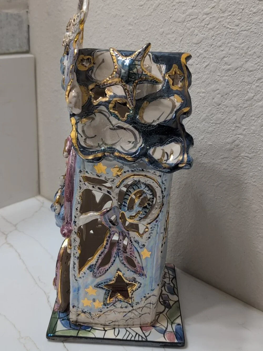 Big Sky Clayworks Heather Goldminc's Ceramic Collectible Art "Heavens Angels" - Picture 5 of 7